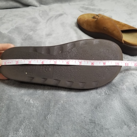 SAS Tripad Comfort WORN IN Brown Leather Womens 3 Buckle Sandals READ - Picture 7 of 12